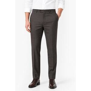 Tommy Hilfiger Tate Modern Fit Stretch Dress Pants Brown 34Wx30L NWT